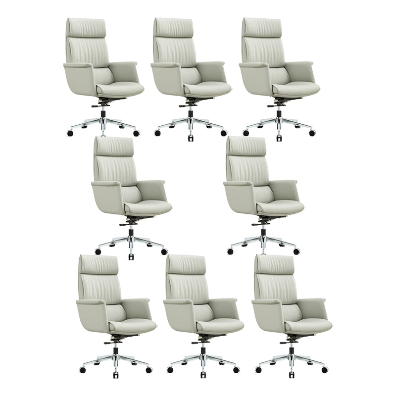 Chaise de direction contemporaine à dossier haut, chaise de bureau exécutif
