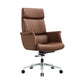 Chaise de direction contemporaine à dossier haut, chaise de bureau exécutif