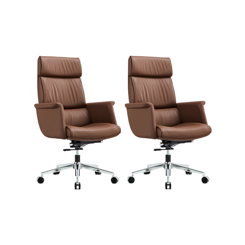 Chaise de direction contemporaine à dossier haut, chaise de bureau exécutif