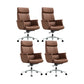 Chaise de direction contemporaine à dossier haut, chaise de bureau exécutif