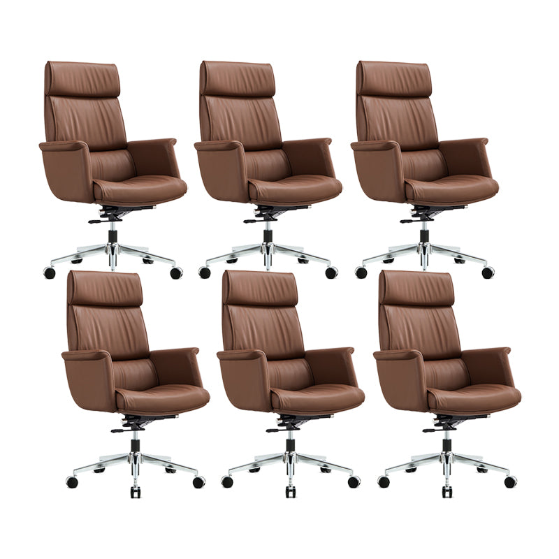Chaise de direction contemporaine à dossier haut, chaise de bureau exécutif