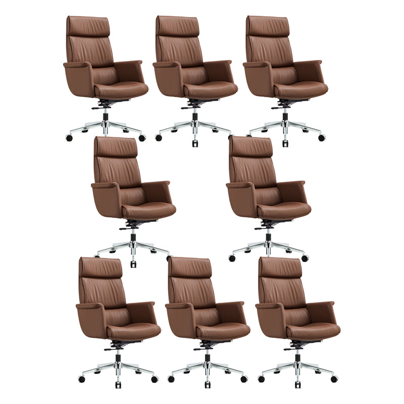 Chaise de direction contemporaine à dossier haut, chaise de bureau exécutif