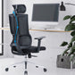 Contemporary Chair Adjustable Seat Height Ergonomic Pillow Included Office Chair Clearhalo 'furn' 'furn_office_chair' 'Furniture' 'Office Chairs' 'Office Furniture' 'office_chair' 6058216