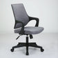 Sillón moderno con brazos fijos, asiento ajustable en altura, silla de oficina
