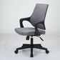 Sillón moderno con brazos fijos, asiento ajustable en altura, silla de oficina