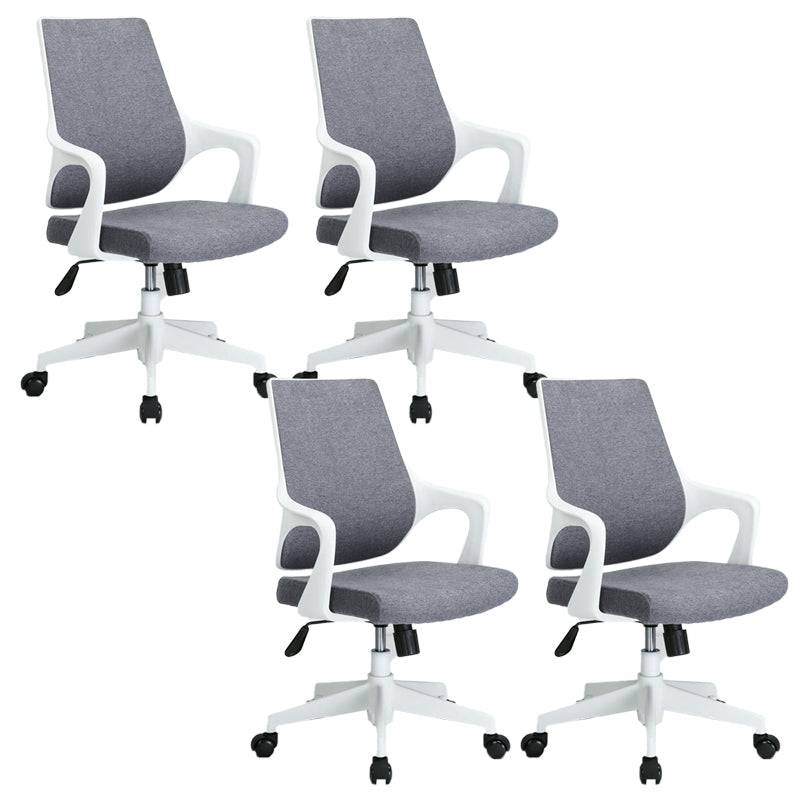 Sillón moderno con brazos fijos, asiento ajustable en altura, silla de oficina
