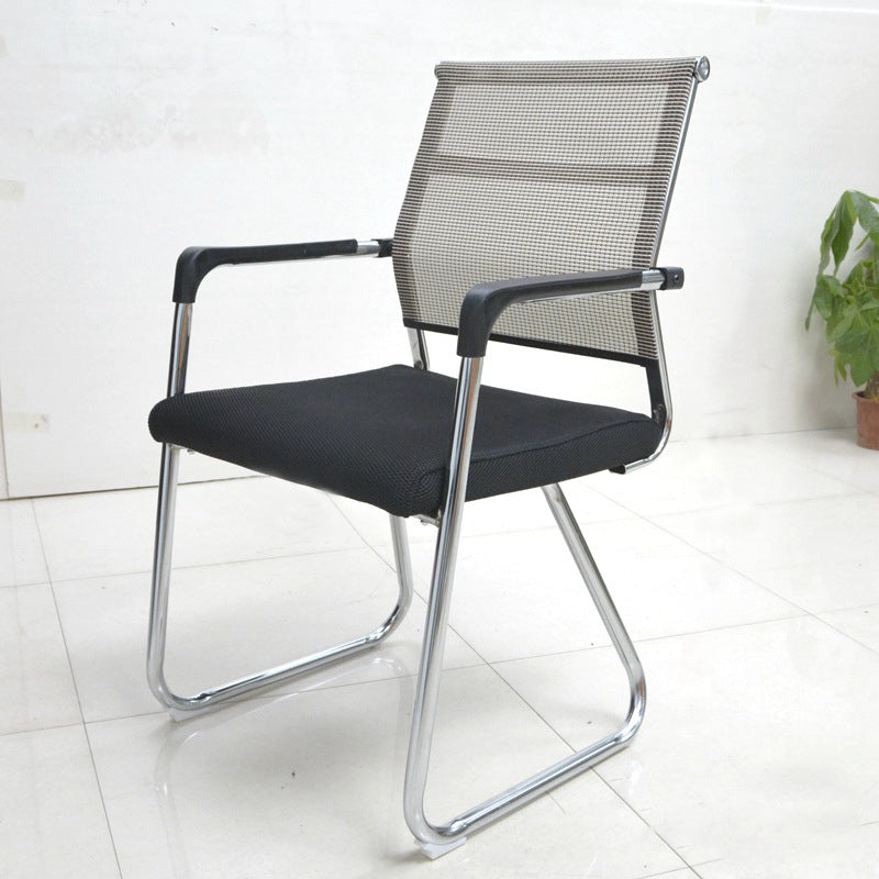 Contemporary Conference Chair Ergonomic No Wheels Office Chair Clearhalo 'furn' 'furn_office_chair' 'Furniture' 'Office Chairs' 'Office Furniture' 'office_chair' 6058399