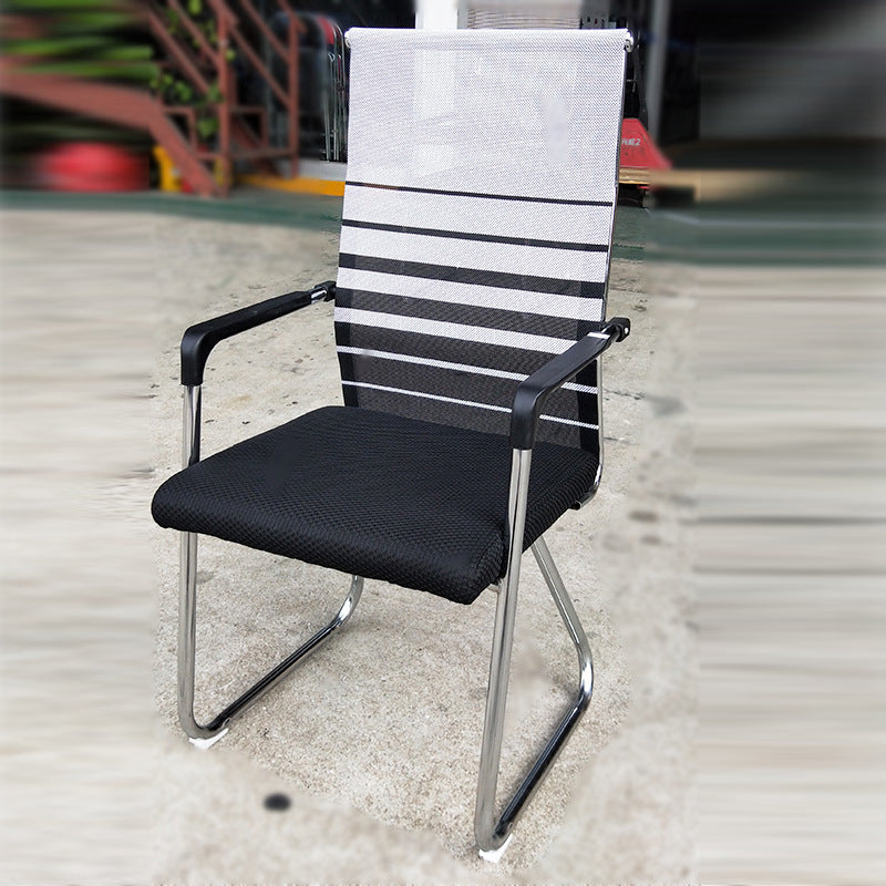 Contemporary Conference Chair Ergonomic No Wheels Office Chair Clearhalo 'furn' 'furn_office_chair' 'Furniture' 'Office Chairs' 'Office Furniture' 'office_chair' 6058401