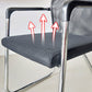 Contemporary Conference Chair Ergonomic No Wheels Office Chair Clearhalo 'furn' 'furn_office_chair' 'Furniture' 'Office Chairs' 'Office Furniture' 'office_chair' 6058405