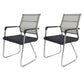 Contemporary Conference Chair Ergonomic No Wheels Office Chair Light Brown 2 Piece Set Mid-Back (14-22 in.) Clearhalo 'furn' 'furn_office_chair' 'Furniture' 'Office Chairs' 'Office Furniture' 'office_chair' 6058409