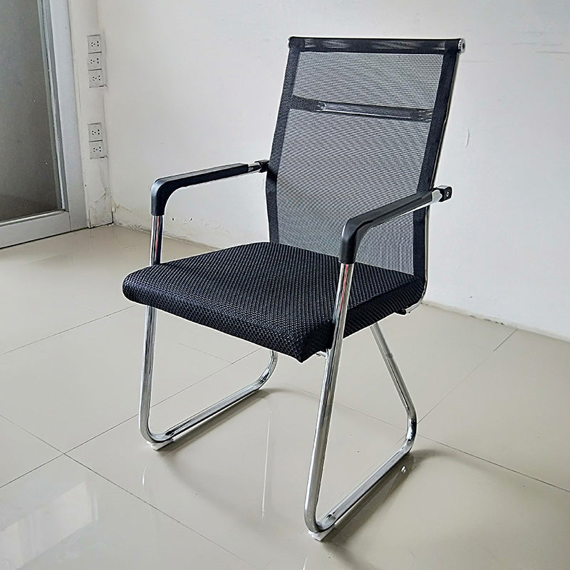 Contemporary Conference Chair Ergonomic No Wheels Office Chair Clearhalo 'furn' 'furn_office_chair' 'Furniture' 'Office Chairs' 'Office Furniture' 'office_chair' 6058411