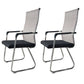 Contemporary Conference Chair Ergonomic No Wheels Office Chair Beige 2 Piece Set High-Back (Over 22 in.) Clearhalo 'furn' 'furn_office_chair' 'Furniture' 'Office Chairs' 'Office Furniture' 'office_chair' 6058417