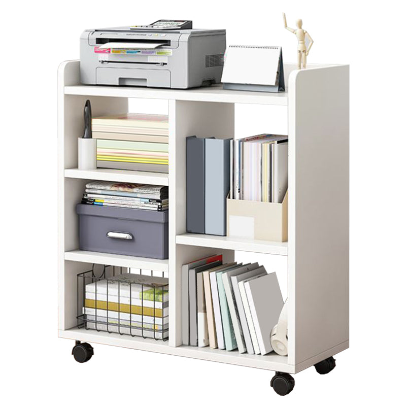 Libreria ingegnerizzata in ingegneria standard contemporanea con caster