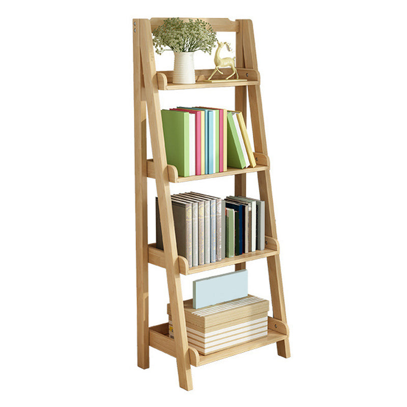 Leiter Bücherregal Modernes Holzbuchregal für Wohnzimmer 55.1 "H