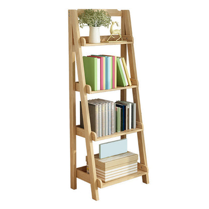 Leiter Bücherregal Modernes Holzbuchregal für Wohnzimmer 55.1 "H