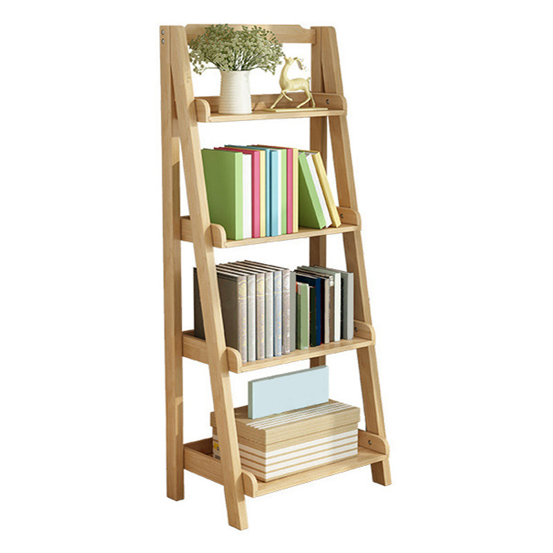 Leiter Bücherregal Modernes Holzbuchregal für Wohnzimmer 55.1 "H