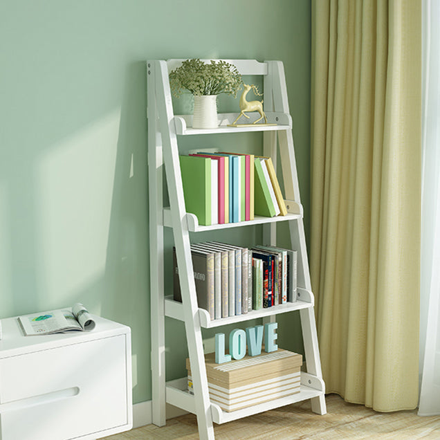 Leiter Bücherregal Modernes Holzbuchregal für Wohnzimmer 55.1 "H