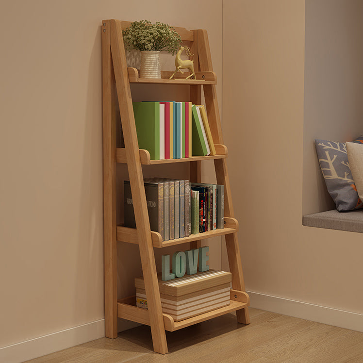 Leiter Bücherregal Modernes Holzbuchregal für Wohnzimmer 55.1 "H