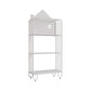 Iron 11" Wide Book Shelf Open Bookcase Vertical Bookcase Shelves Included
