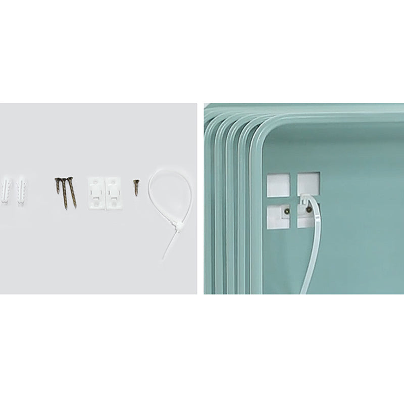 Iron 11" Wide Book Shelf Open Bookcase Vertical Bookcase Shelves Included