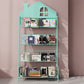 Shelves Included Bookcase 57.1" Tall Metal Bookshelf Vertical