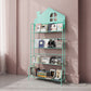 Shelves Included Bookcase 57.1" Tall Metal Bookshelf Vertical
