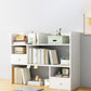 Contemporary Wooden Bookcase Open Storage Bookshelf with Shelves