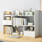 Contemporary Wooden Bookcase Open Storage Bookshelf with Shelves