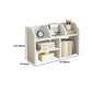 Contemporary Wooden Bookcase Open Storage Bookshelf with Shelves
