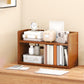 Standard Contemporary Shelf Bookcase Bamboo Open Bookcase for Office