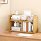Standard Contemporary Shelf Bookcase Bamboo Open Bookcase for Office