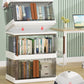 Urban Plastic/Acrylic Shelf Bookcase Folding Bookshelf with Doors