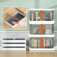 Urban Plastic/Acrylic Shelf Bookcase Folding Bookshelf with Doors