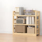 Contemporary Pine Shelf Bookcase Standard Natural Open Bookcase 31.5"L x 9.8"W x 33.7"H Clearhalo 'Bookcases' 'furn' 'furn_bookcases' 'Furniture' 'Office Furniture' 6058817