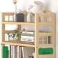 Contemporary Pine Shelf Bookcase Standard Natural Open Bookcase Clearhalo 'Bookcases' 'furn' 'furn_bookcases' 'Furniture' 'Office Furniture' 6058826