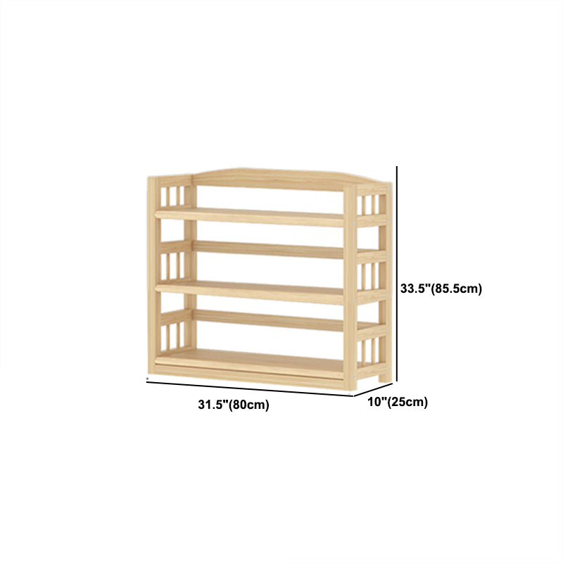 Contemporary Pine Shelf Bookcase Standard Natural Open Bookcase Clearhalo 'Bookcases' 'furn' 'furn_bookcases' 'Furniture' 'Office Furniture' 6058831
