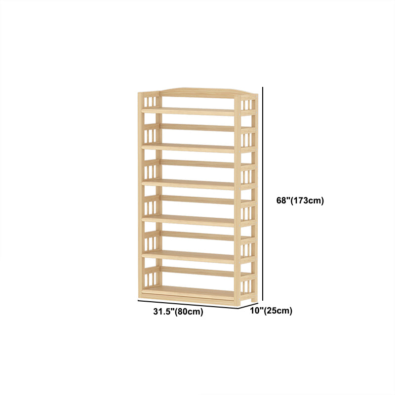 Contemporary Pine Shelf Bookcase Standard Natural Open Bookcase Clearhalo 'Bookcases' 'furn' 'furn_bookcases' 'Furniture' 'Office Furniture' 6058840