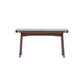 11 Inch Wide Bench Modern Solid Wood Seating Bench with Legs Gray Coffee Clearhalo 'Benches' 'Chairs & Seating' 'furn' 'furn_benches' 'Furniture' 'Living Room Furniture' 6058859
