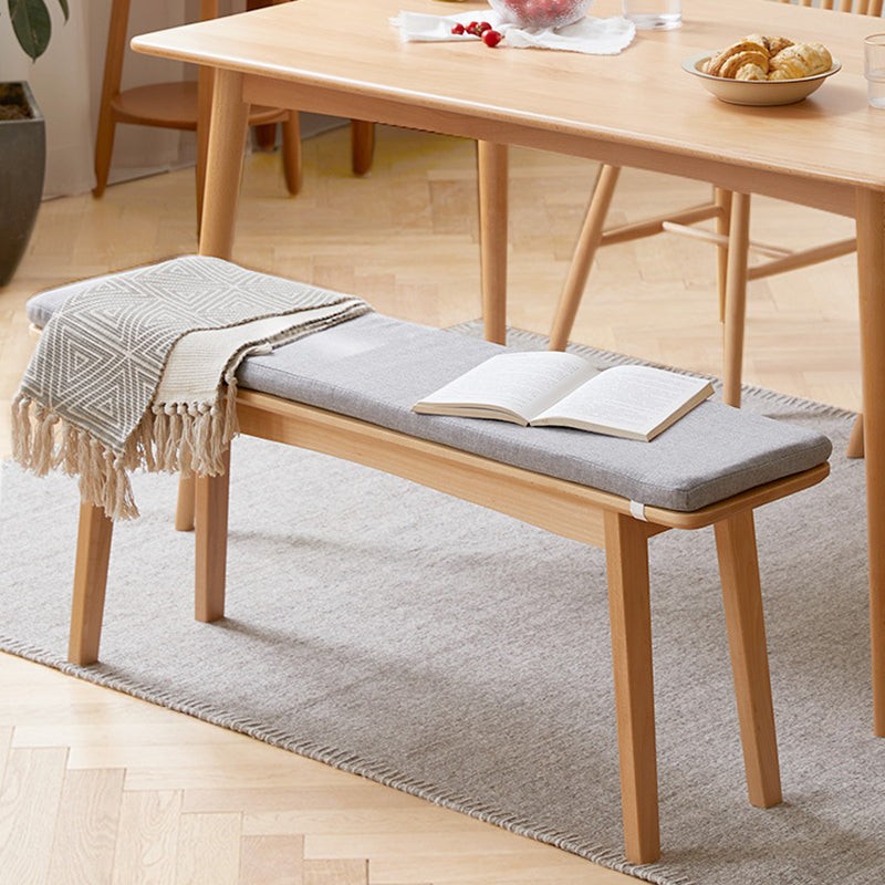 11 Inch Wide Bench Modern Solid Wood Seating Bench with Legs Clearhalo 'Benches' 'Chairs & Seating' 'furn' 'furn_benches' 'Furniture' 'Living Room Furniture' 6058861