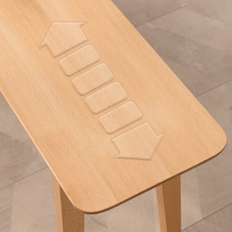 11 Inch Wide Bench Modern Solid Wood Seating Bench with Legs Clearhalo 'Benches' 'Chairs & Seating' 'furn' 'furn_benches' 'Furniture' 'Living Room Furniture' 6058868