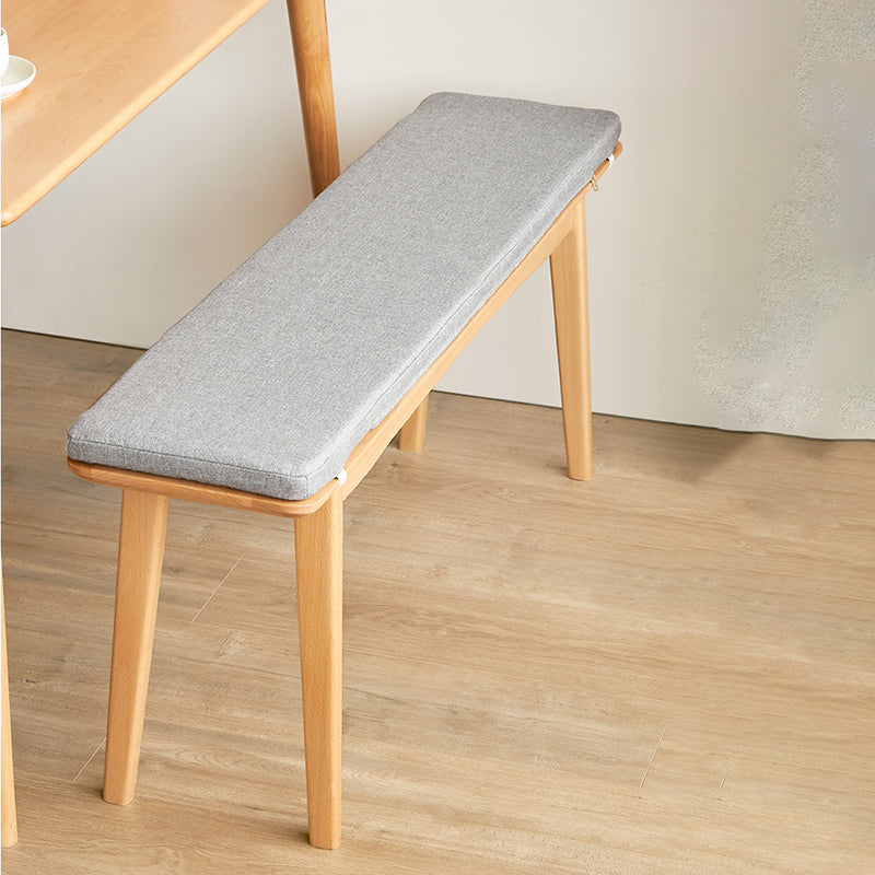 11 Inch Wide Bench Modern Solid Wood Seating Bench with Legs Clearhalo 'Benches' 'Chairs & Seating' 'furn' 'furn_benches' 'Furniture' 'Living Room Furniture' 6058874