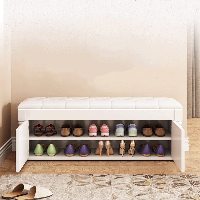 Rectangle 13.8" Wide Entryway Bench Cushioned Upholstered Bench in Manufactured Wood Clearhalo 'Benches' 'Chairs & Seating' 'furn' 'furn_benches' 'Furniture' 'Living Room Furniture' 6058971