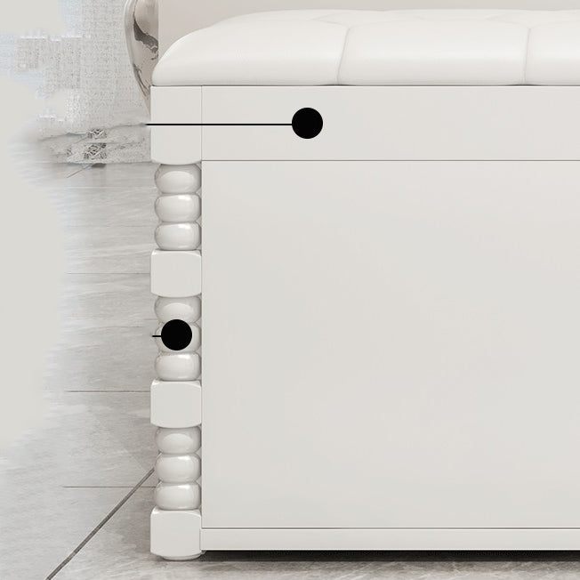 Rectangle 13.8" Wide Entryway Bench Cushioned Upholstered Bench in Manufactured Wood Clearhalo 'Benches' 'Chairs & Seating' 'furn' 'furn_benches' 'Furniture' 'Living Room Furniture' 6058978