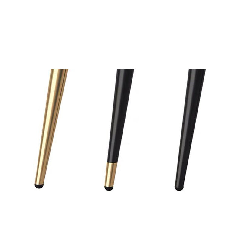 Panchina di sedute glam in schiuma imbottita con gambe di fila in metallo