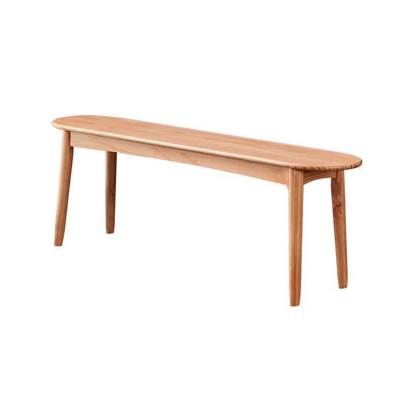 11.8 Inch Wide Seating Bench Modern Solid Wood Bench with Legs Natural Clearhalo 'Benches' 'Chairs & Seating' 'furn' 'furn_benches' 'Furniture' 'Living Room Furniture' 6059044