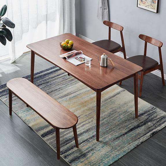 11.8 Inch Wide Seating Bench Modern Solid Wood Bench with Legs Clearhalo 'Benches' 'Chairs & Seating' 'furn' 'furn_benches' 'Furniture' 'Living Room Furniture' 6059051