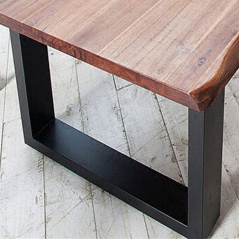 Rectangular Solid Wood Writing Desk Industrial Office Meeting Desk Clearhalo 'furn' 'furn_office_desk' 'Furniture' 'Office Desks' 'Office Furniture' 'office_desk' 6059061