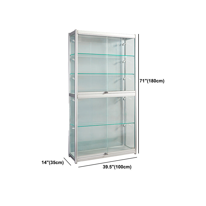 MODERNO MODERNO CURIO CURIO CURIO Display con porte in vetro scorrevole