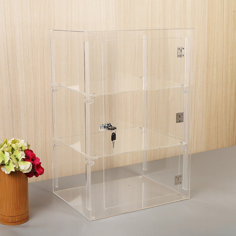 Moderne acryl display Stand Clear Display Cabinet met verstelbare planken