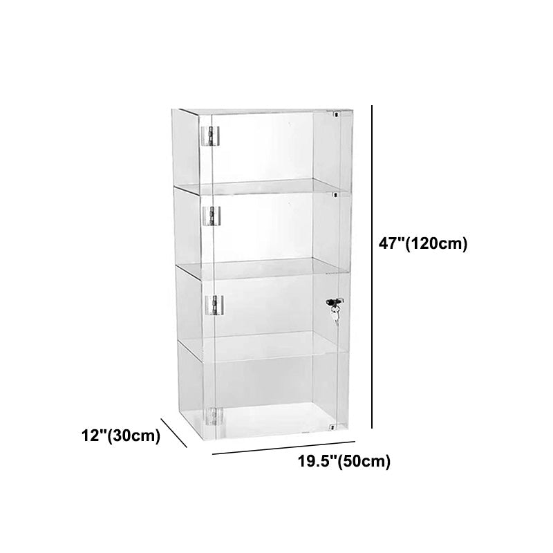 Moderne acryl display Stand Clear Display Cabinet met verstelbare planken